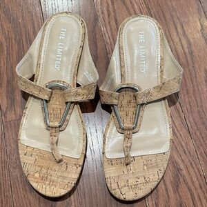 The Limited Women's Cork Tan Sandals